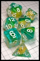 Dice : Dice - Dice Sets - Green and Clear with Ducks inclusion by Interesting things - Temu Mar 2024